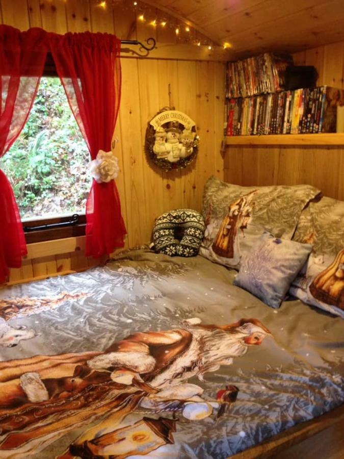 'Morris' The Shepherd'S Hut And Woodland Hot Tub Experience Кармартен Екстер'єр фото